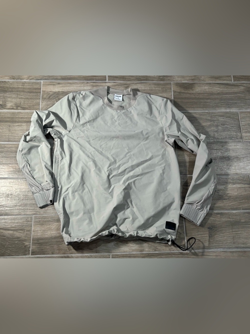 Gymshark Sweatshirt Mens Medium Crew Neck Gray Gym Workout Casual Pullover